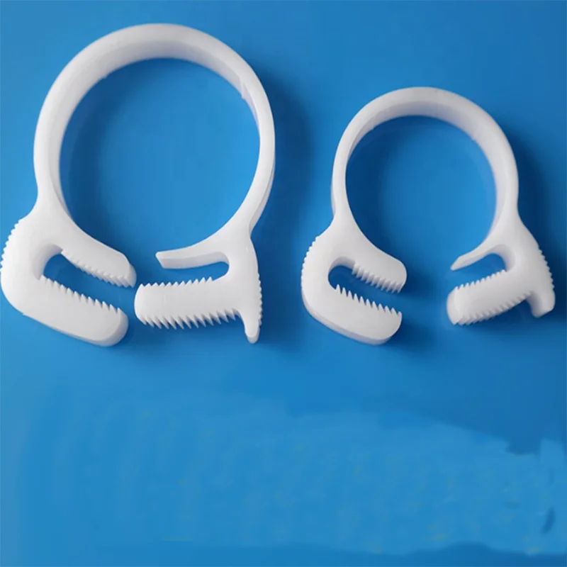 Plastic hose hoops Nylon strap throat hoop Plastic pipe clamp