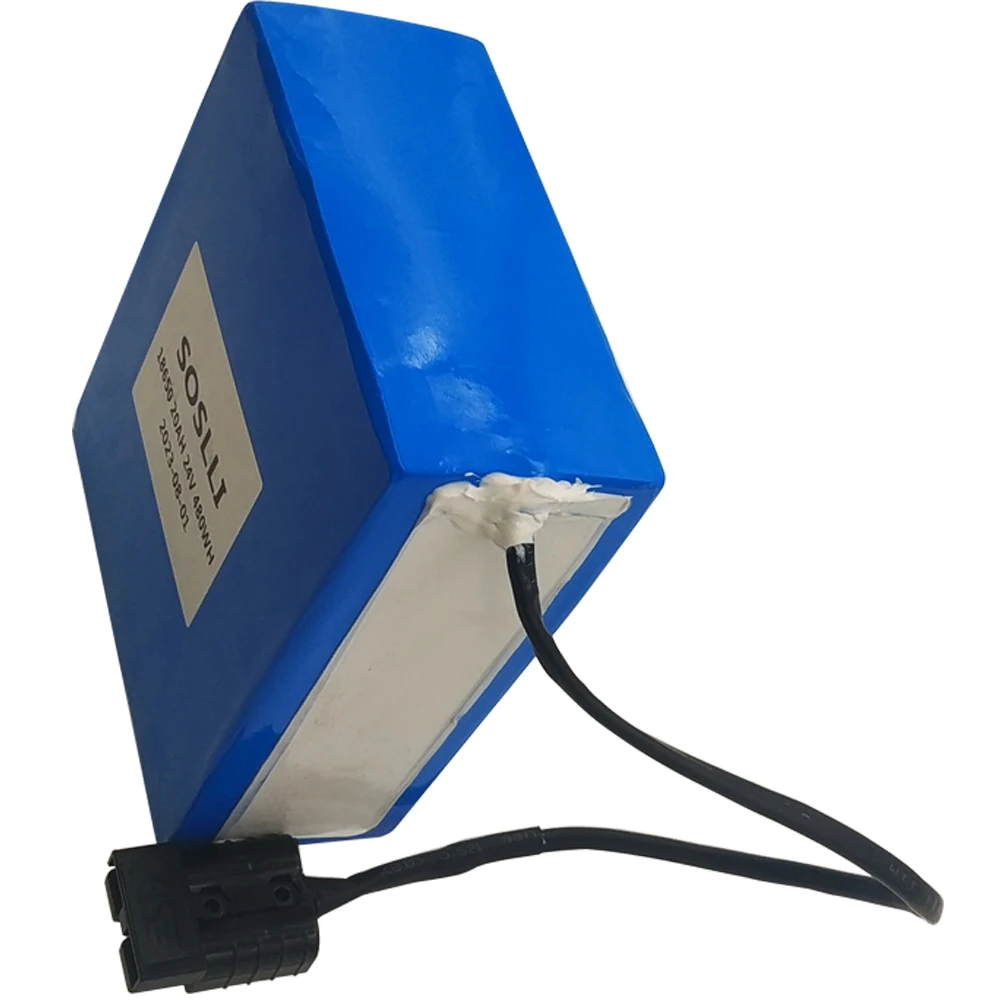 Customized 36V 30Ah Lithium Ion Battery Pack Samsung 21700 5000mAh Cells BMS Protection Rechargeable Forklift Storage