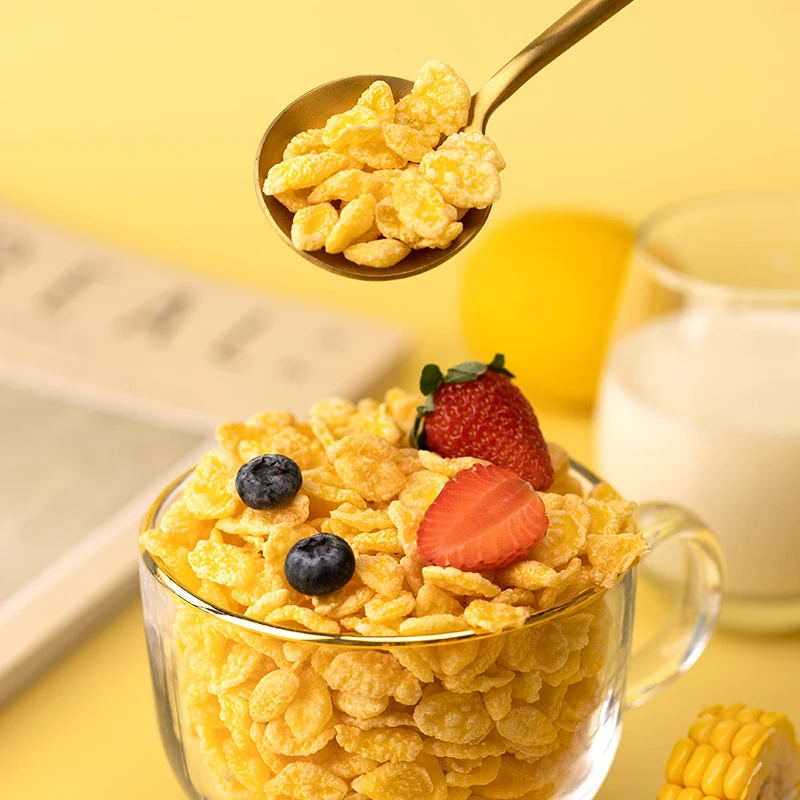 Неподсластные цельнозернистые хлопья кукурузы из овса