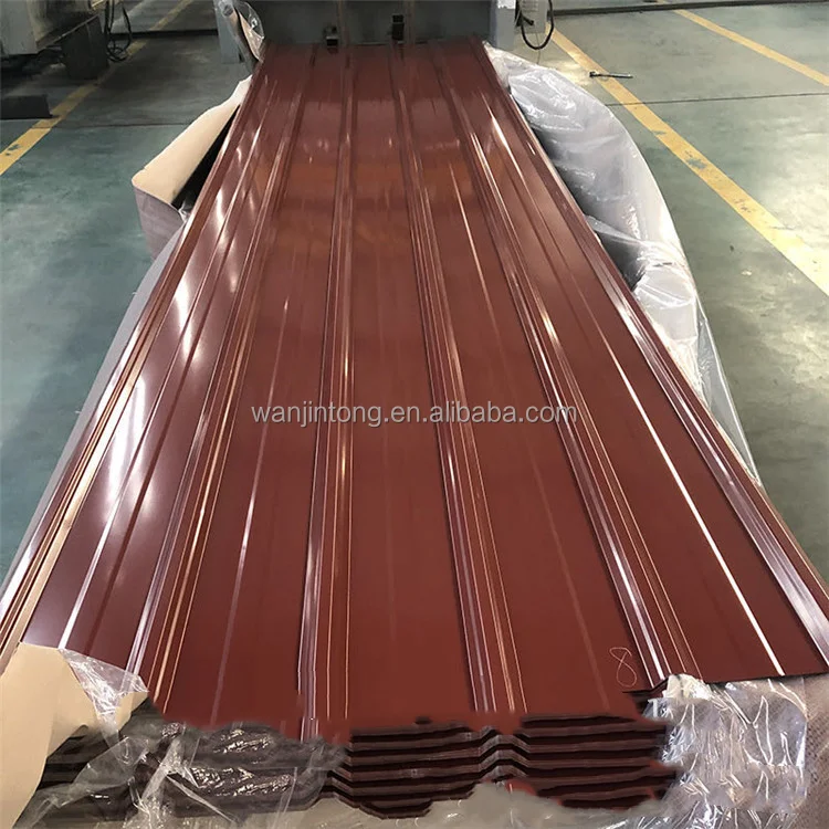 China supplier color coated aluminum corrugated sheet for roof not rust heat insulation low price