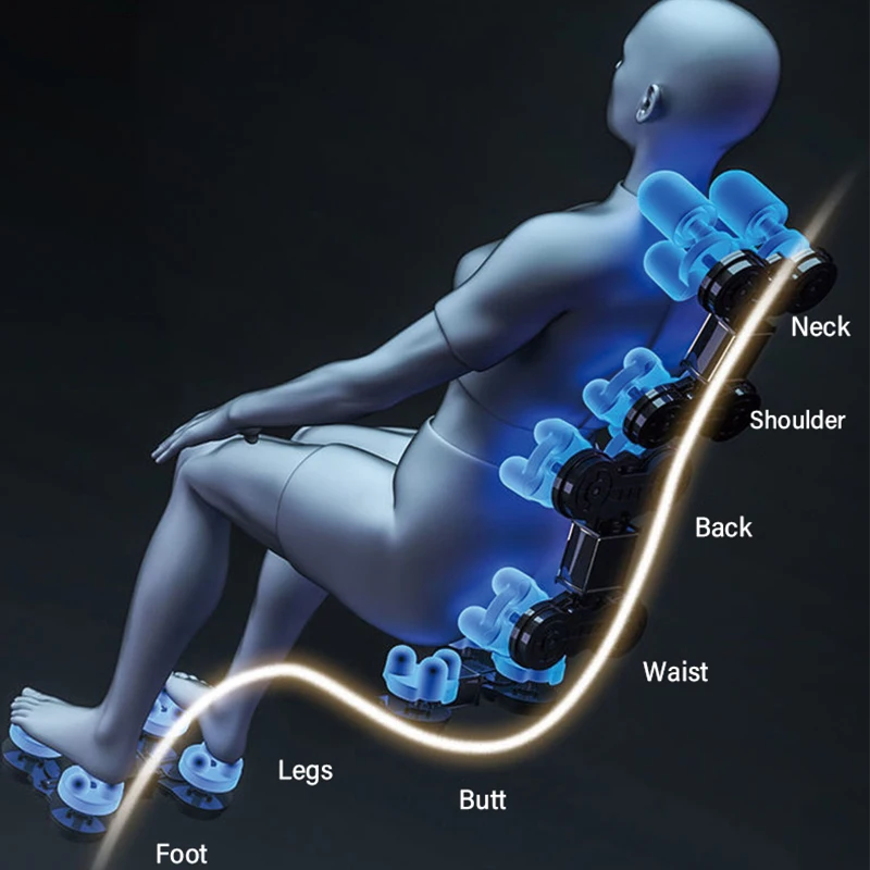 Home Use Full Body Relax Massage Chair 3D Zero Gravity Massage Chair with LCD