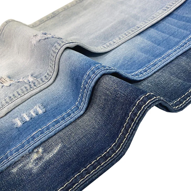 In stock 85%cotton 15%polyester Cotton Indigo Newest Denim Fabric Factory Price