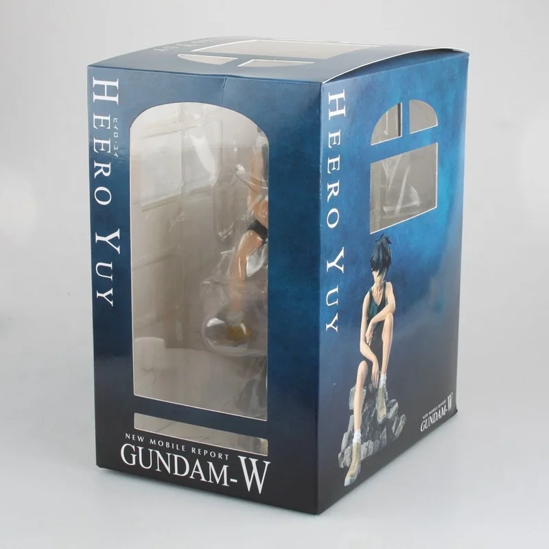 Популярная аниме Gundam-W Gundam Wing Heero Yuy и Relena Peacecraft фигурка из ПВХ игрушка пересмотренная версия