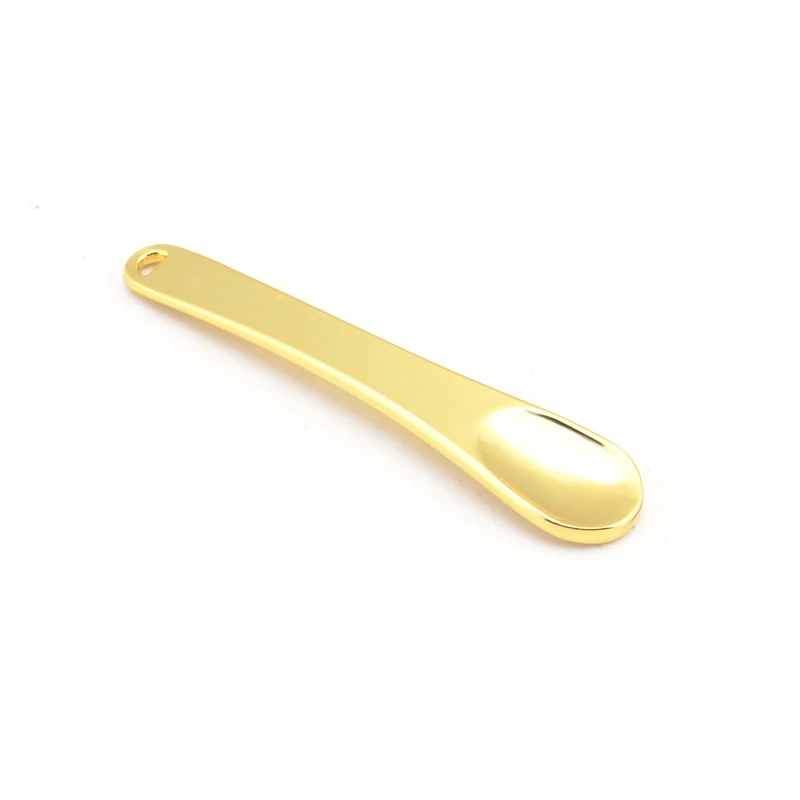 
Mini Cosmetic Eye Cream Mixing Spatula Metal Spoon 