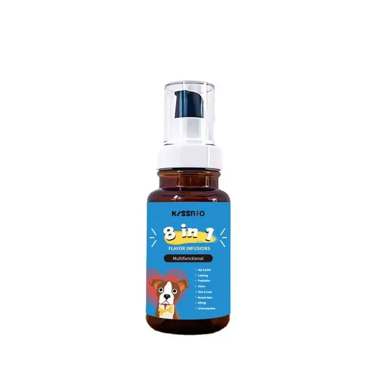 Dog Multivitamin Drops Vitamins & Postbiotics, All Ages & Breeds - Digestion, Brain, Organs, Heart, Mobility  Dog Supplement