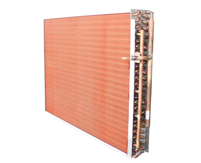 HVAC Stainless Steel Wafer Coil Heat Exchanger Evaporator for Display Case