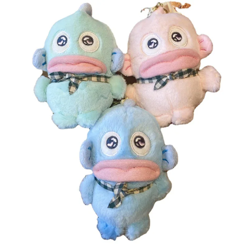 Wholesale Little Monster Fish Plush toy Funny Mermaid Monster Plush Doll Cartoon Doll Couple Gift Plush Toy pendant keychain