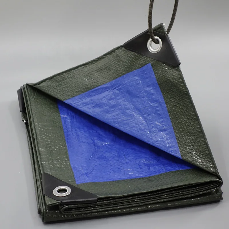 Waterproof Fabric Factory Price UV Treated Woven Pe Tarpaulin with Aluminum Eyelet