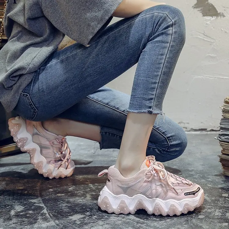 
INS Hot Sale Sneakers Women Fashion Non-Slip Cute Shoes Candy Color Women Shoes 