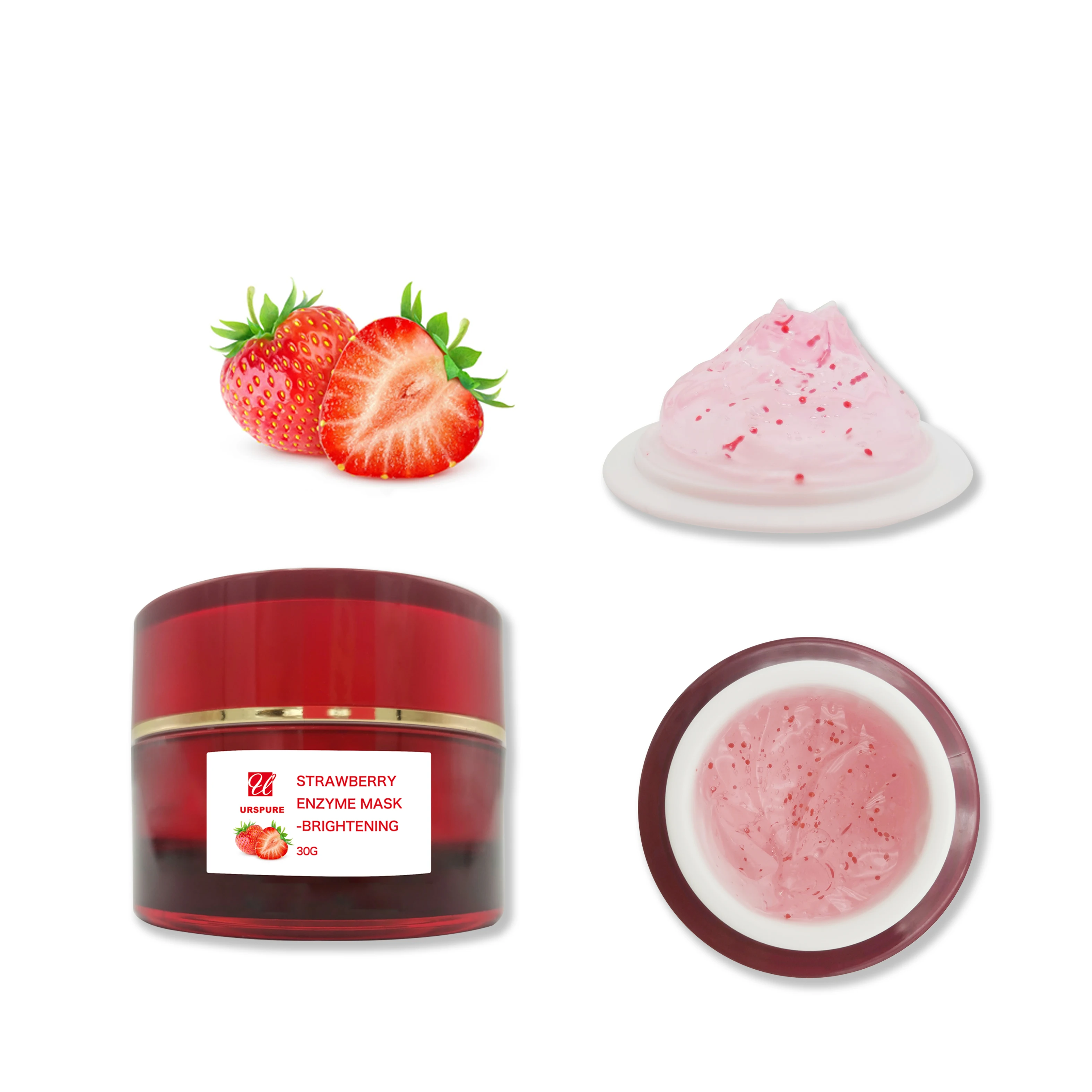 Skin care Natural Vegan Turmeric Gel Anti acne Hydrating Sleeping Mask Moisturizing Brighitening Facial Jelly  Mask