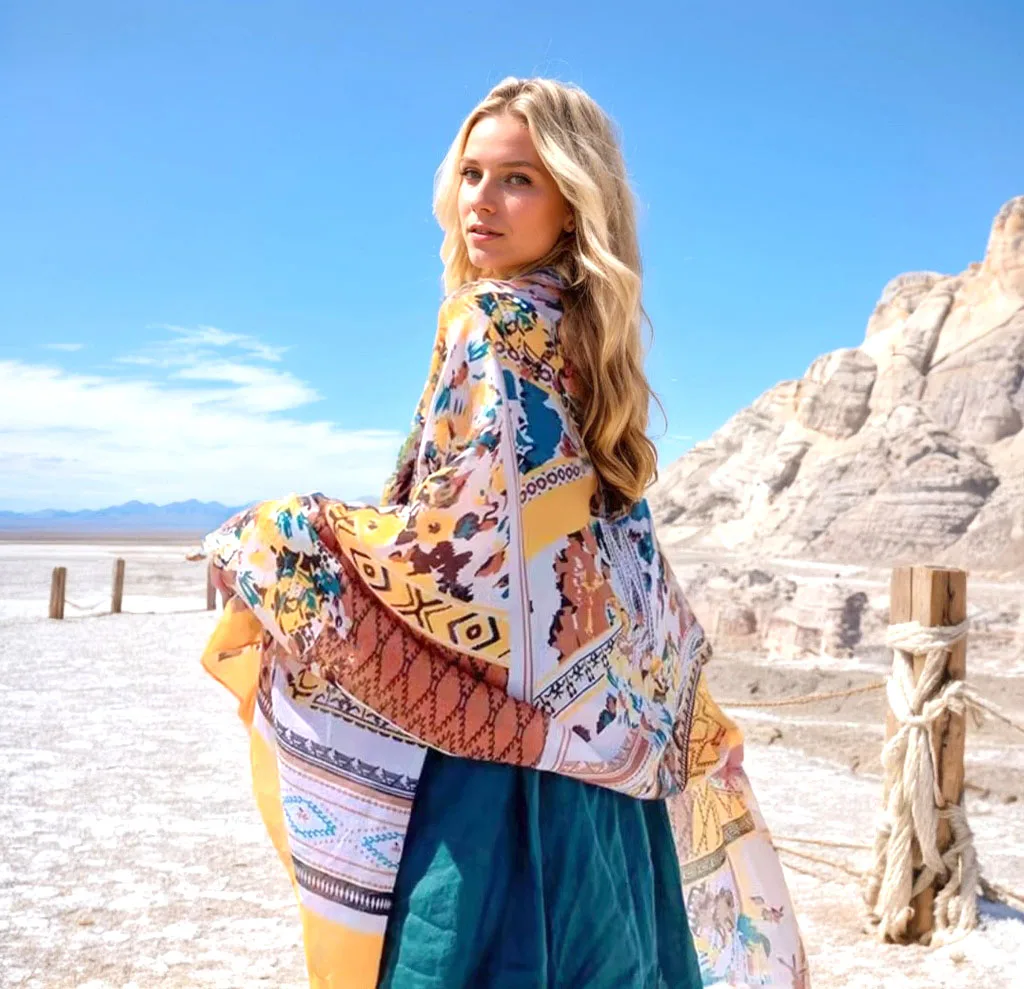 200C Fashion holiday resort cotton linen ethnic style scarf shawl Pareo beach sarong wholesale