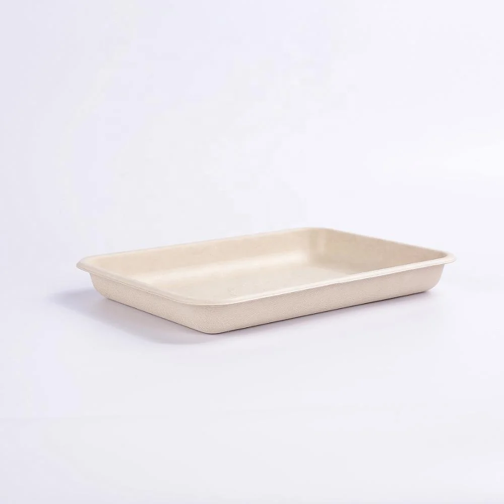100% biodegradable 2D meat tray