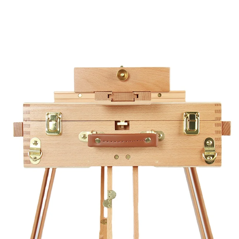 Tripod Art Easel Wooden Drawing Board Workstation Folding French Sketch HX-3