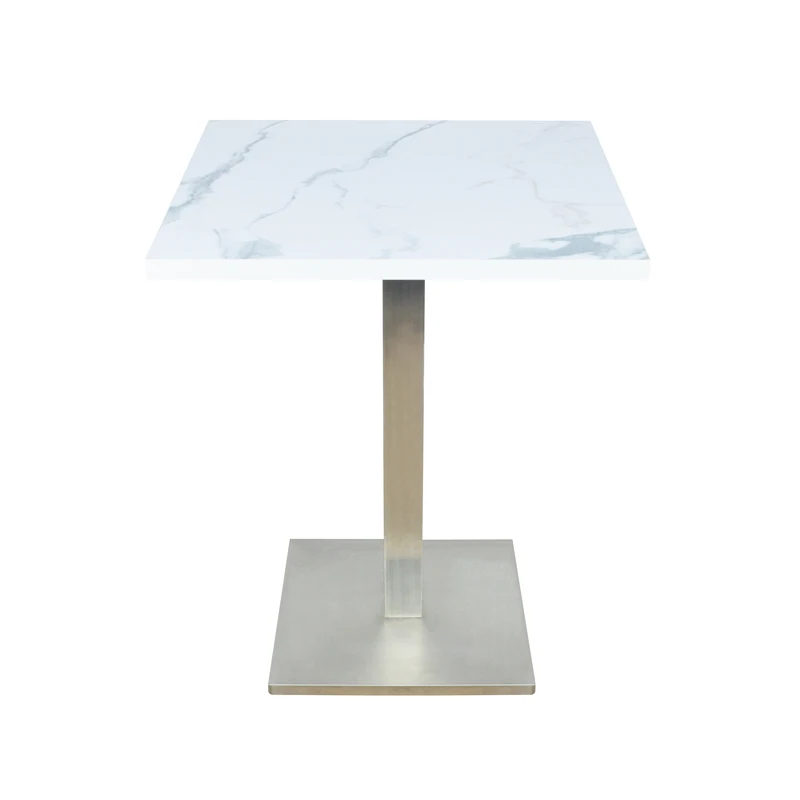 Imported Industrial Restaurant Outdoor 8 Seater Dining table With Melamine Top