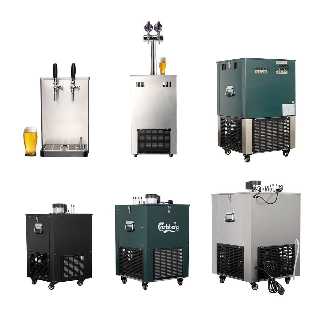 Commercial Beer Kegerator Beverage Dispenser Equipment Cooler Draft Beer Machine