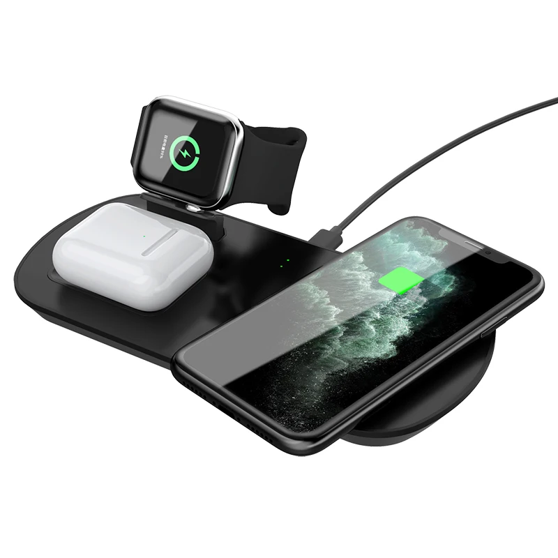 Chinese Factory 3 in 1 Wireless Charger 10W Multi Charger for Samsung