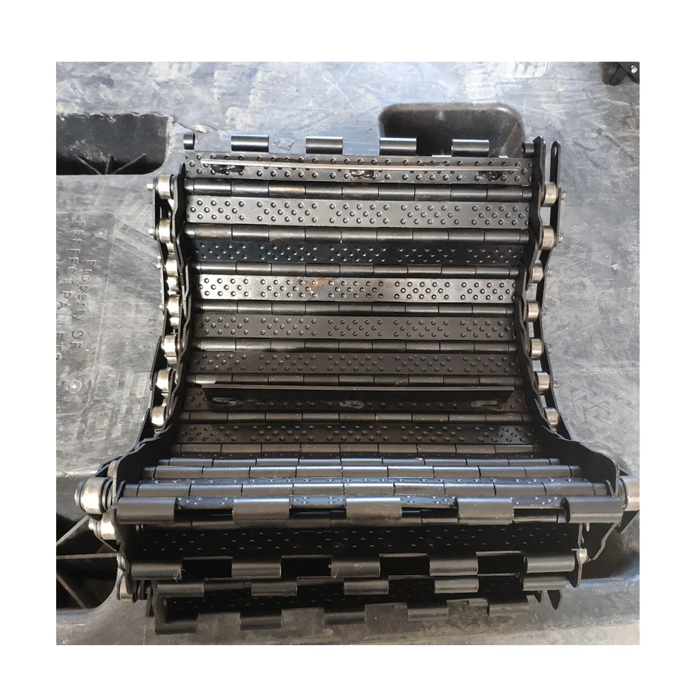 Hinged Belt Chip Conveyor Hinged Conveyor Chain Belt