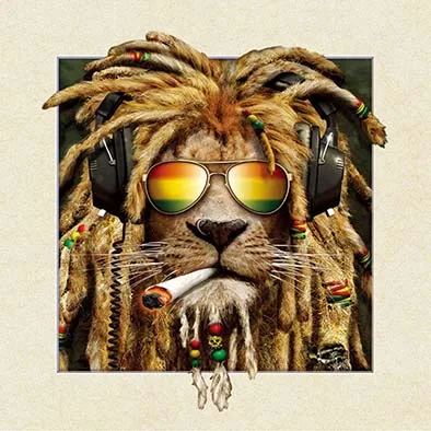 New design 3d stereo pictures of 3d lion picture