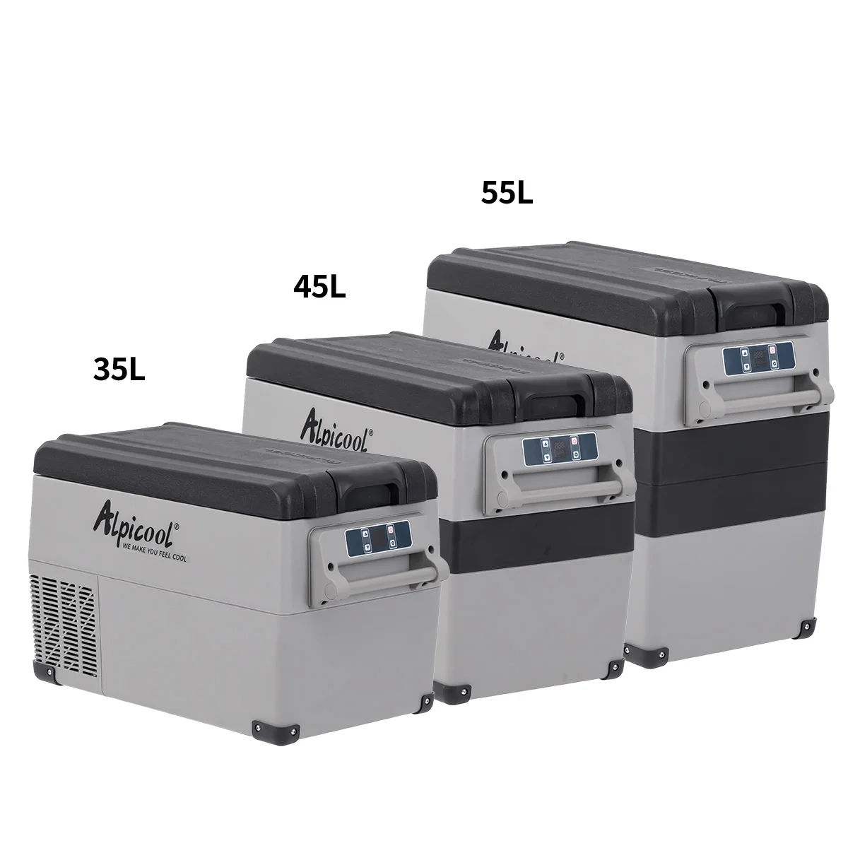 ALPICOOL NCF45 AC/DC Mini Portable Electric Cool Box Fishing Cooler Camping Fridge for Outdoor Cottage RV Equipment