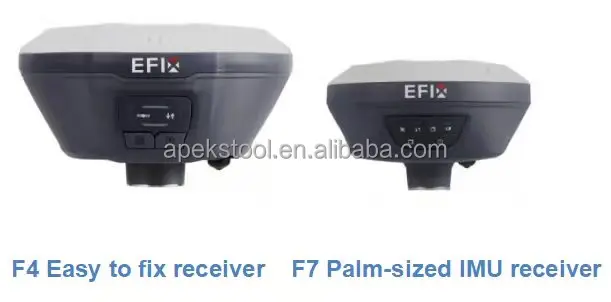 Full Satellite 1608 Channels Imu Rtk Efix F4 F7/F7+ Base and Rover Gnss Receiver