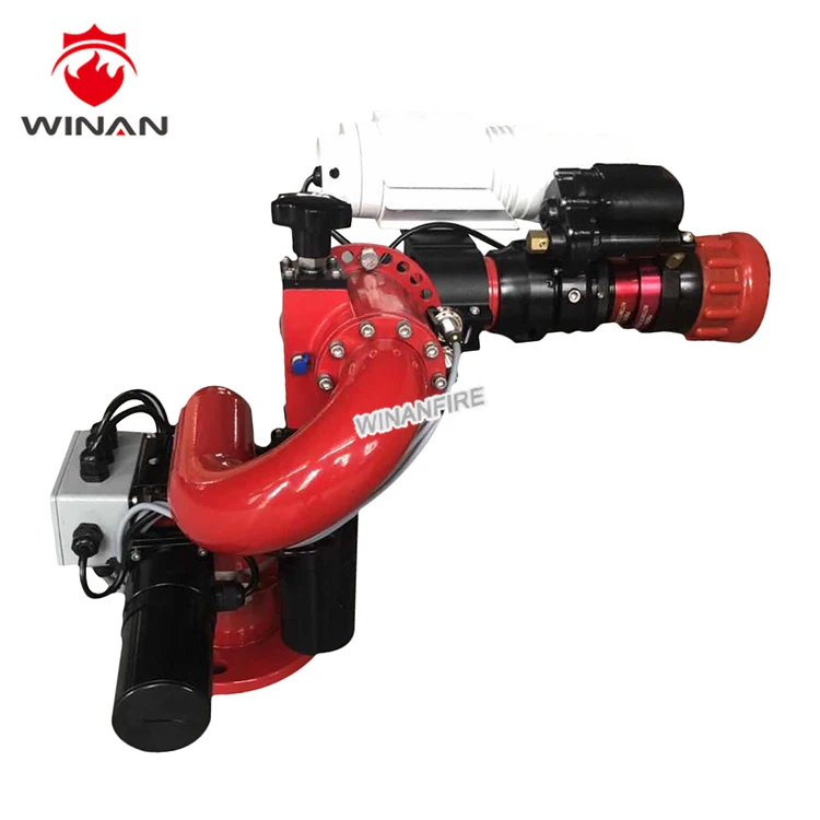 WINAN Remote control electric fire water cannon Remote control range>200m Spray range 55m-120m