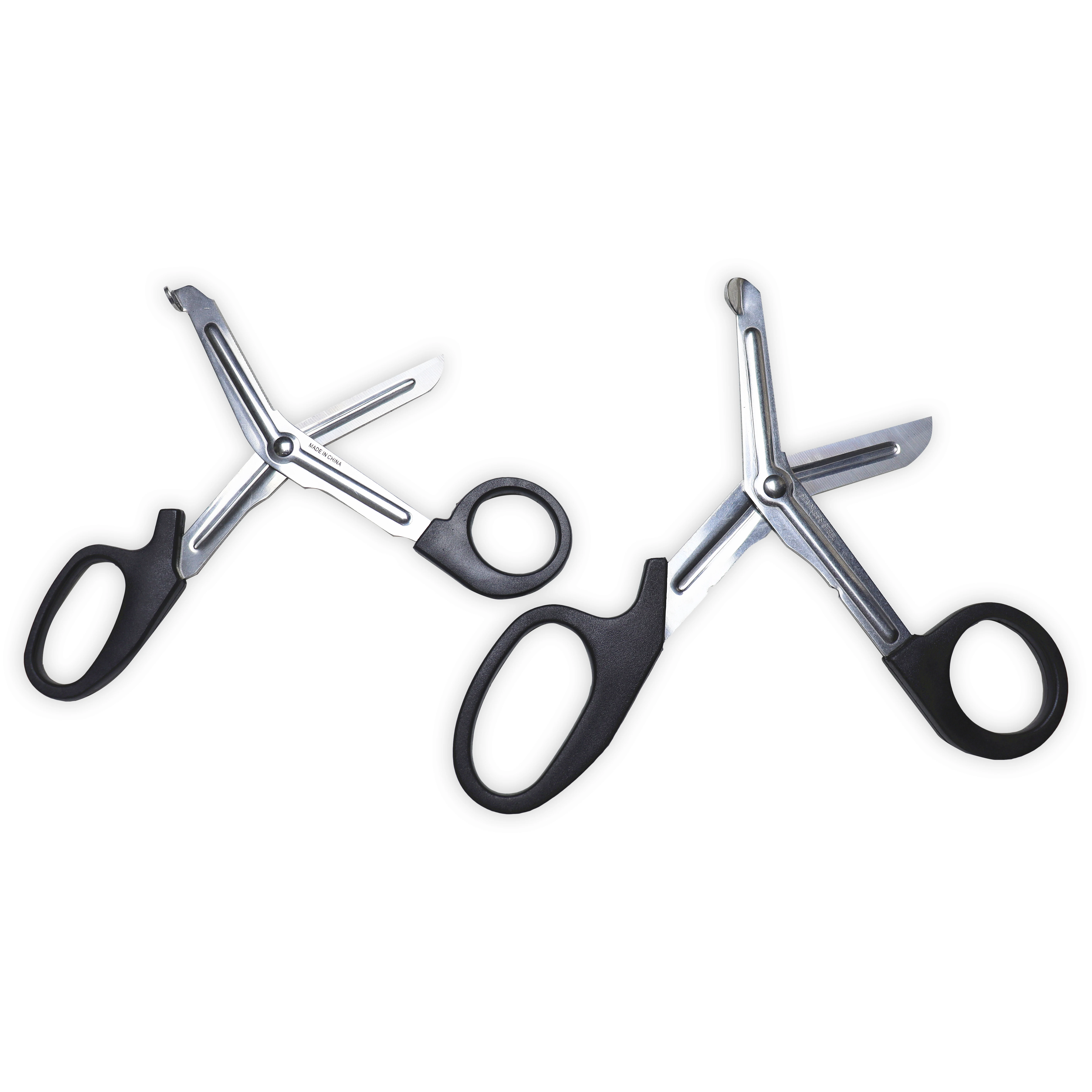 Low Price Professional Medical Surgical Care 14.7-18.5cm Stainless Steel Plastic Handle Utility Bandage Scissors Trauma Shears