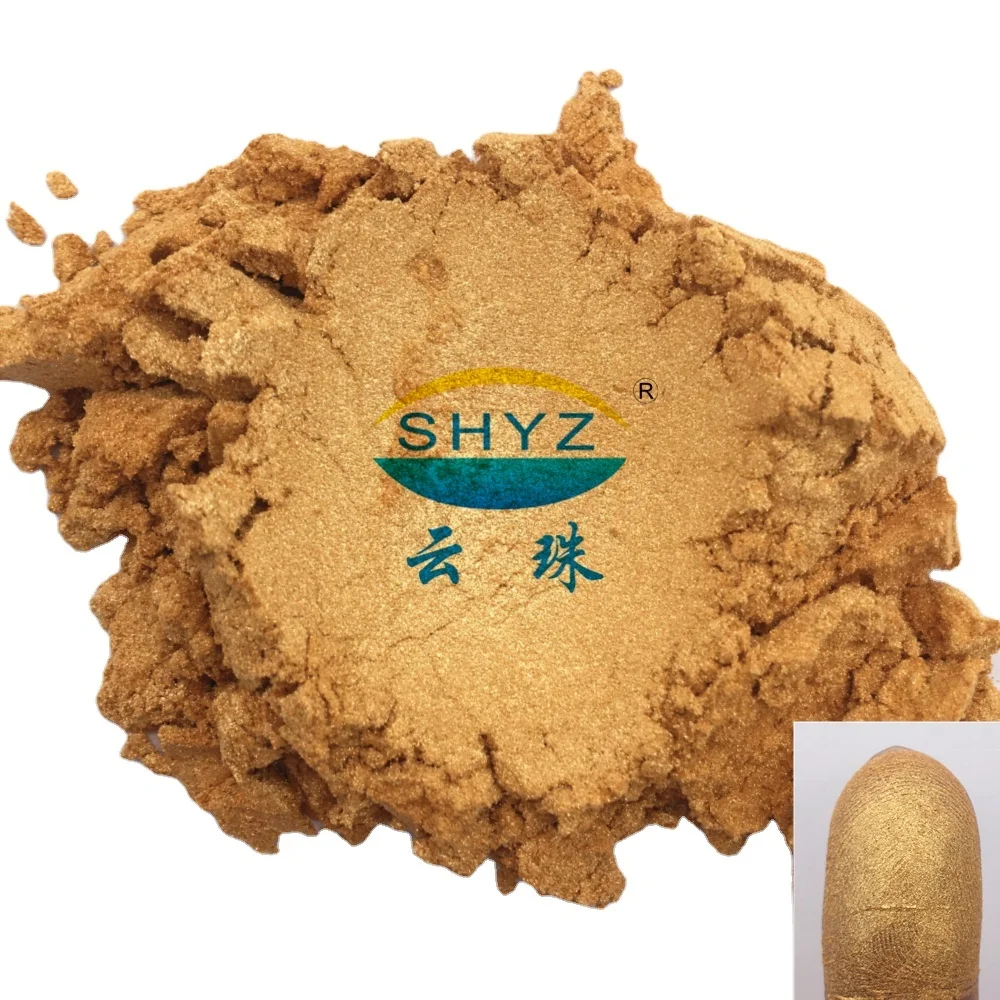 SHYZ Non Toxic Sparkle Shiny Vegan Cosmetics Gold Mica Powder