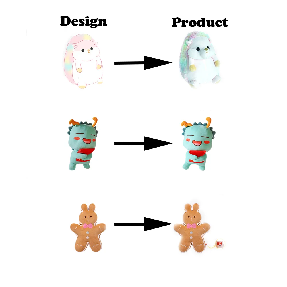 Custom Cartoon Pillow Doll In To Mascot Keychains Valentines Large Soft Panda Stuffed Animal Shaped Plush Figure Toys