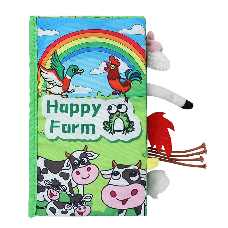 Мягкая развивающая книга для новорожденных