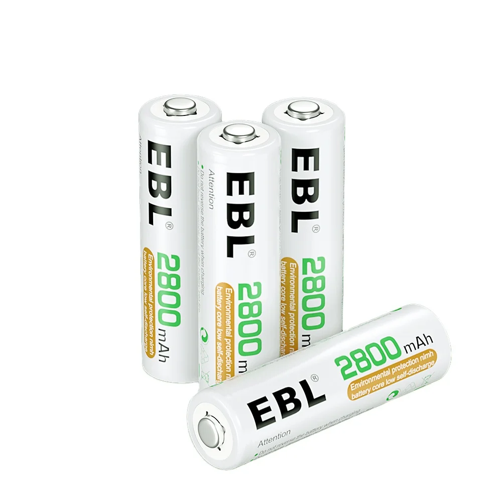 2800mah 1.2 volt New Double A Ni-mh 1.2V Nimh Rechargeable Battery Pack AA Batteries For Electric Toys Flashlight