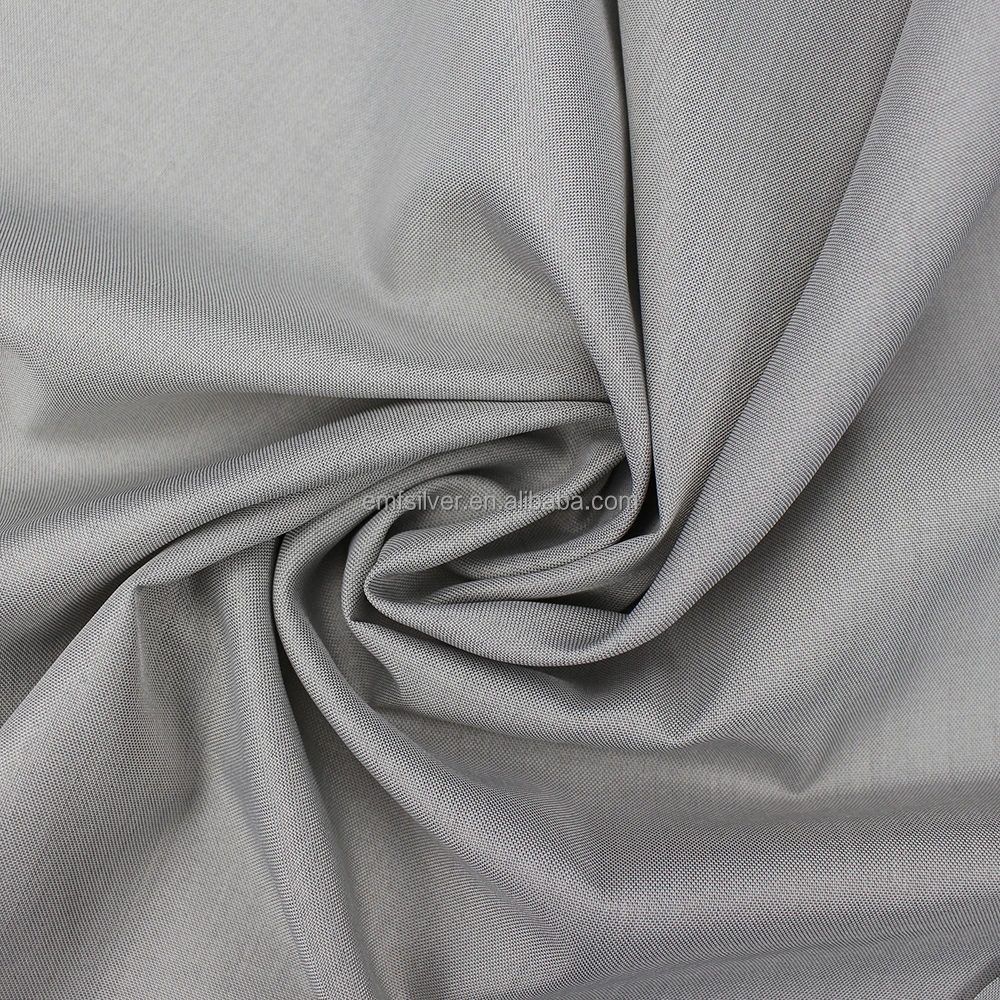EMF SHIELDING silver fiber fabric anti radiation used for clothing lining and bed sheet