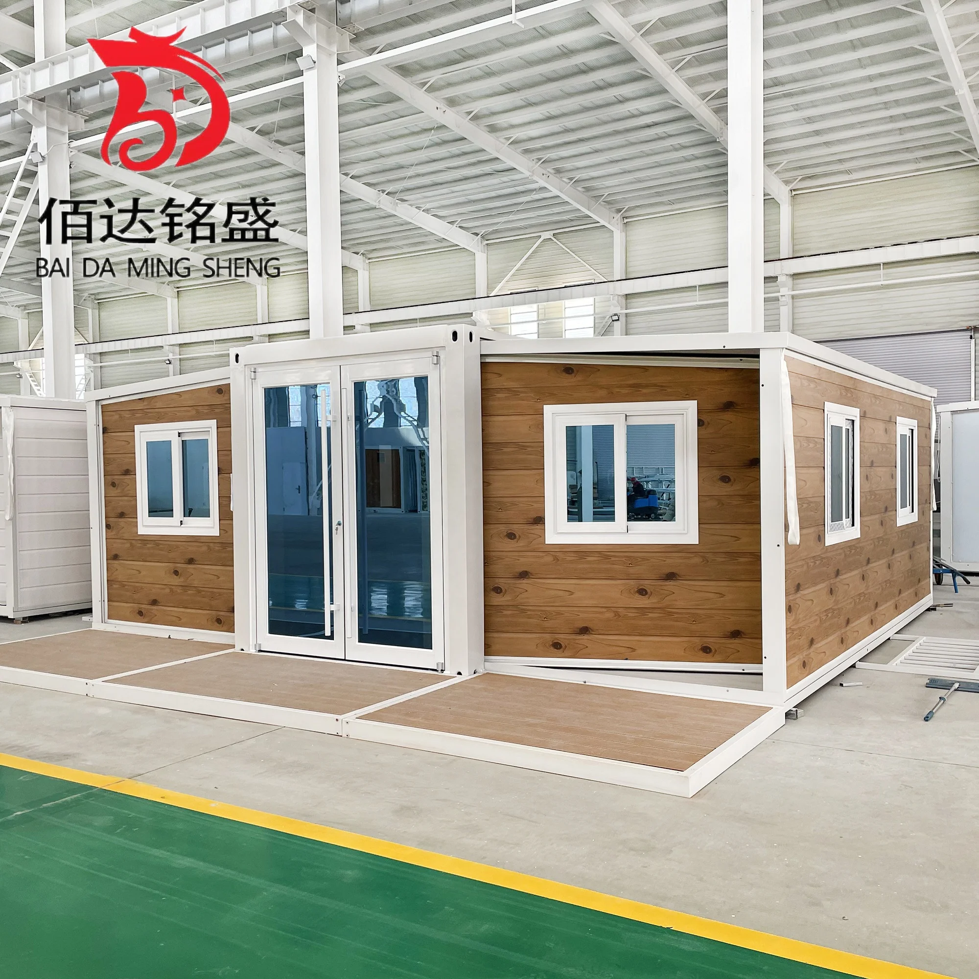 Easy Deliver Factory Directly Provide Foldable Mobile Construction Prefab House With Dry And Wet Separation Bathroom