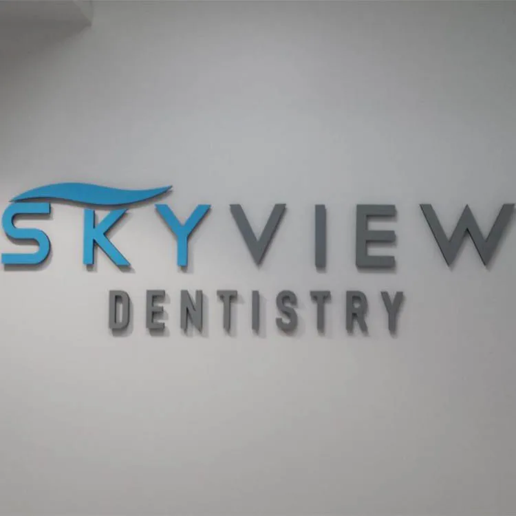  Стоматолога клиника магазин логотип имя вывеска 3D акриловая доска LED подсветка буквенный