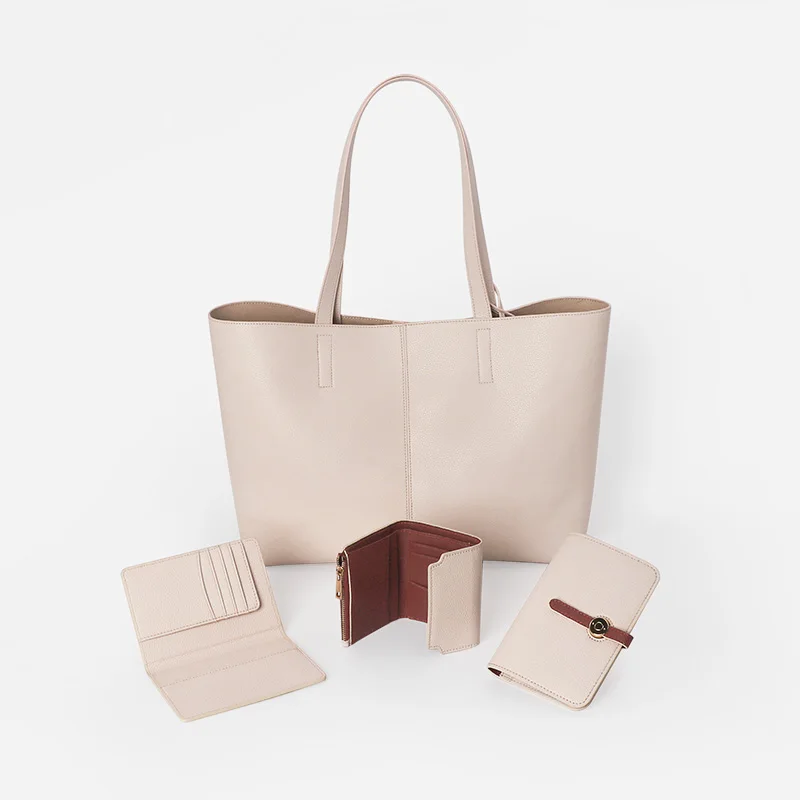 cheap zipper fashion ladies handbag tote pu leather hand bag for women