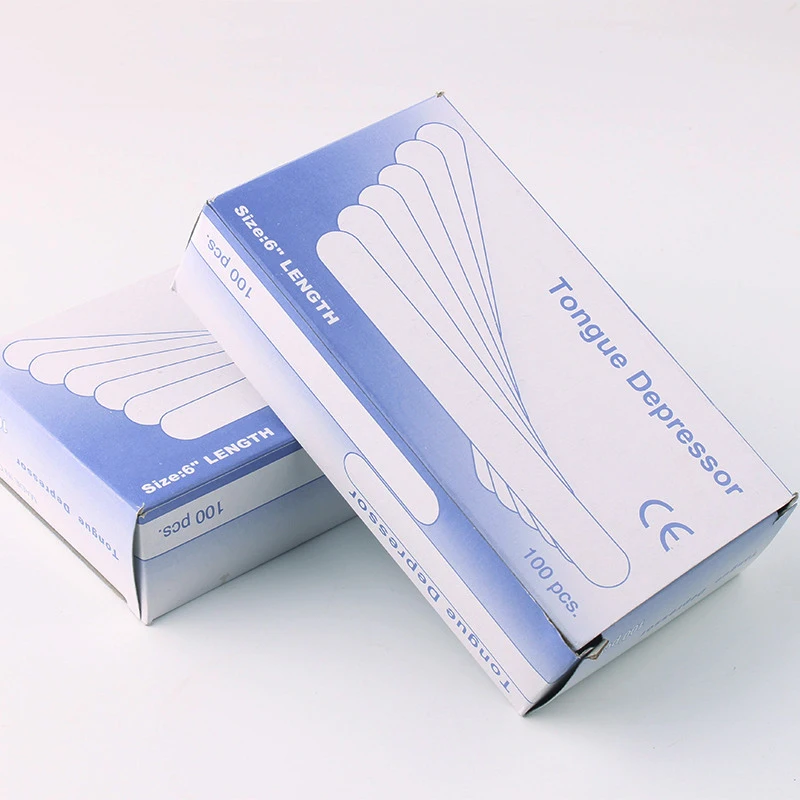 Medical Disposable Sterile Bamboo Wooden Wood Tongue Depressor Flavor Flavorred