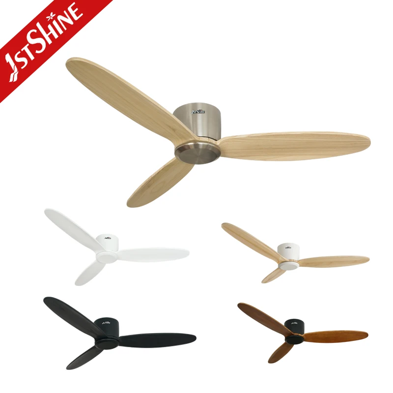 1stshine ceiling fan high speed sleek design 3 wooden blades ceiling fan without light