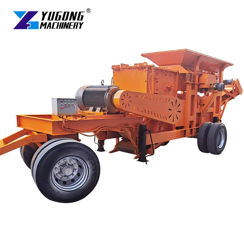 Mobile Sand Crushing Machine Station Quarry Hard Rock Mining Plant Integrated Tracked Jaw Crusher Mobile For Stone