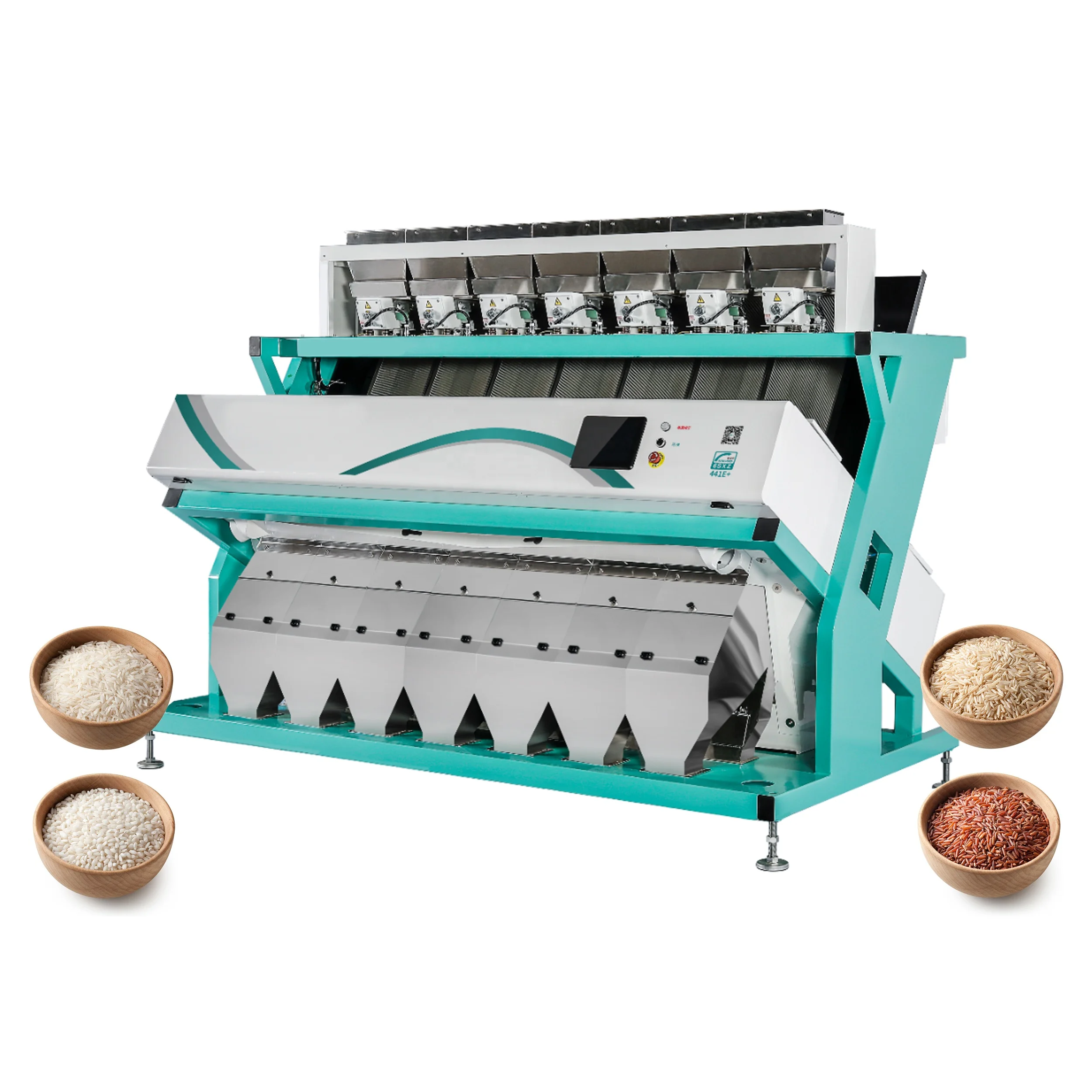 7 chutes  CCD Rice Color Selector Colour Sorter Sorting Machine Rice Color Sorter