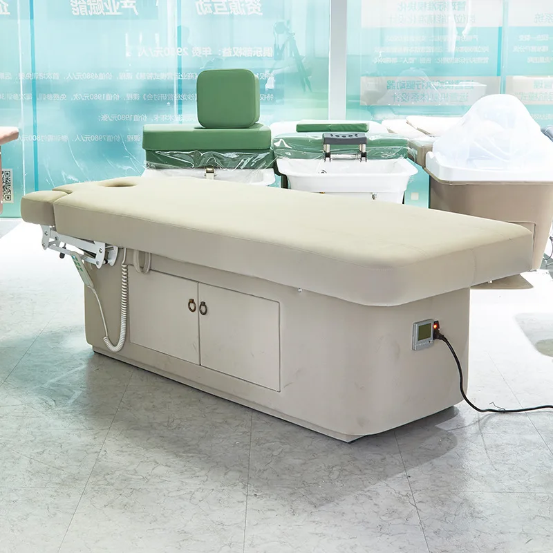 Luxurious Adjustable Cosmetic Bed Beauty For Body Care And Hotel Club Beauty Salon Electrical Massage Beauty Bed