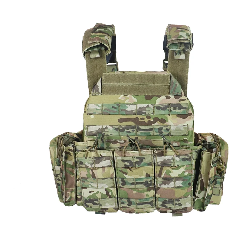 Protect U Wholesale Green/Camouflage Camouflage Tactical Outdoor CS Training Vest
