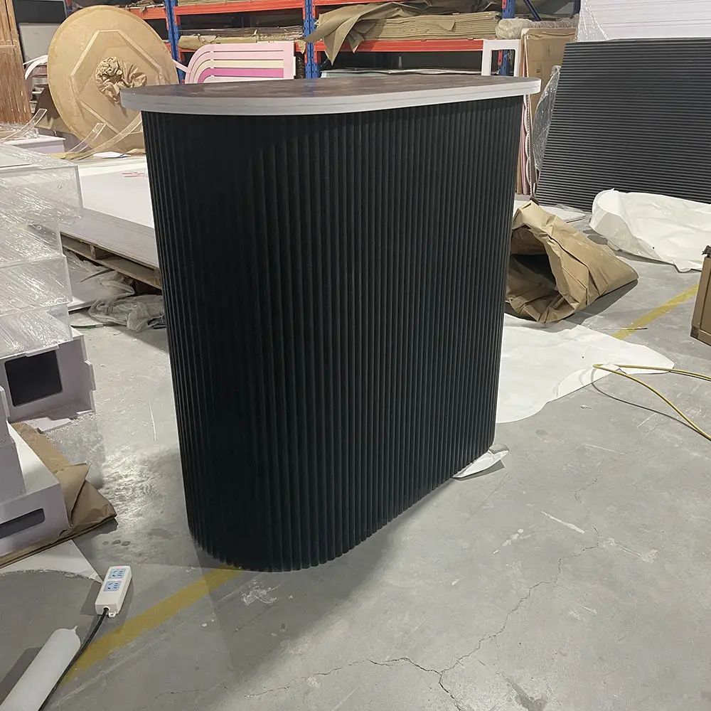 Modern Customized PVC Acrylic white black Mini Bar Counter Table Plinths Round Cake Stands for Wedding Party Events