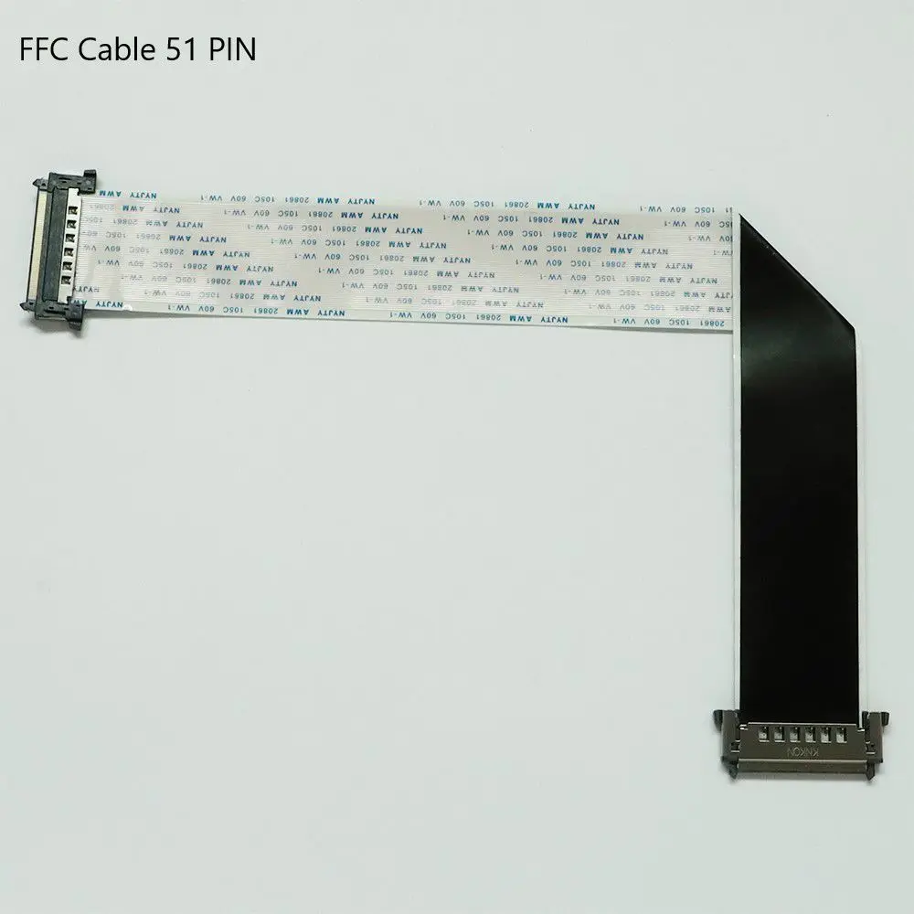 Ffc Flat Cable Flex Ribbon 6 Pin 28 Cm Inverted Awm 20624 80c 60v-1 0.5 Mm Pitch Ffc Cable