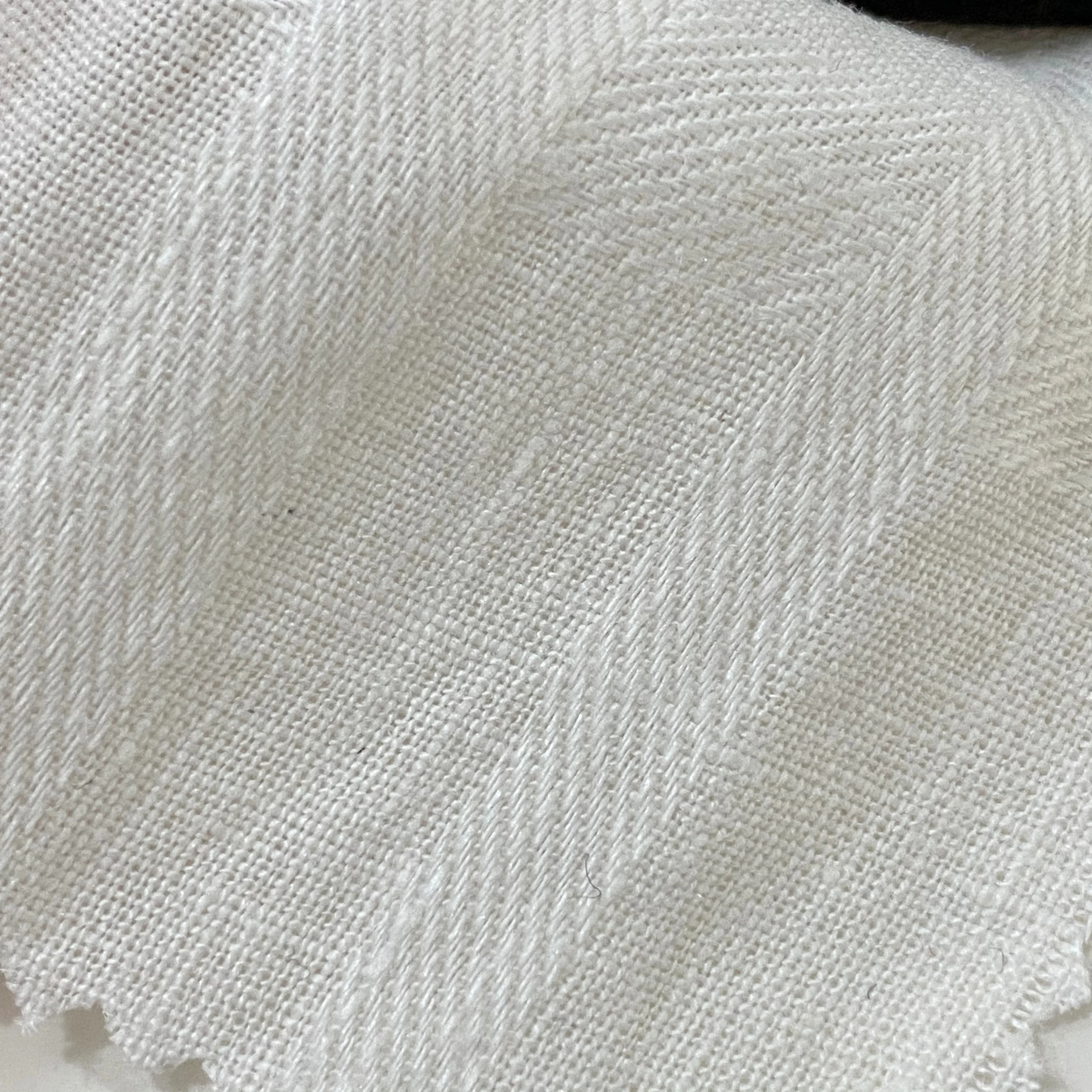 100% натуральное Органическое волокно льняной жаккард Однотонная синяя черная ткань французский лен камень моющаяся для рубашек костюмная одежда