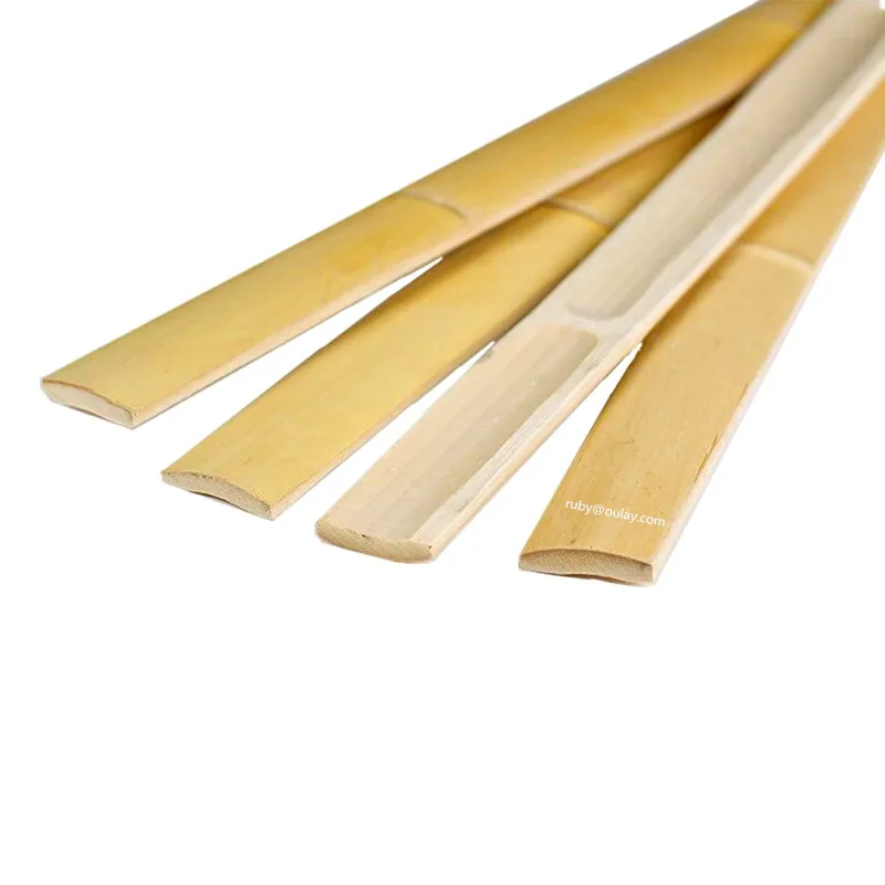 4~12cm  Customized Bamboo Cutting  Strips  Polishing Long Bamboo Slices Price Need Negotiate