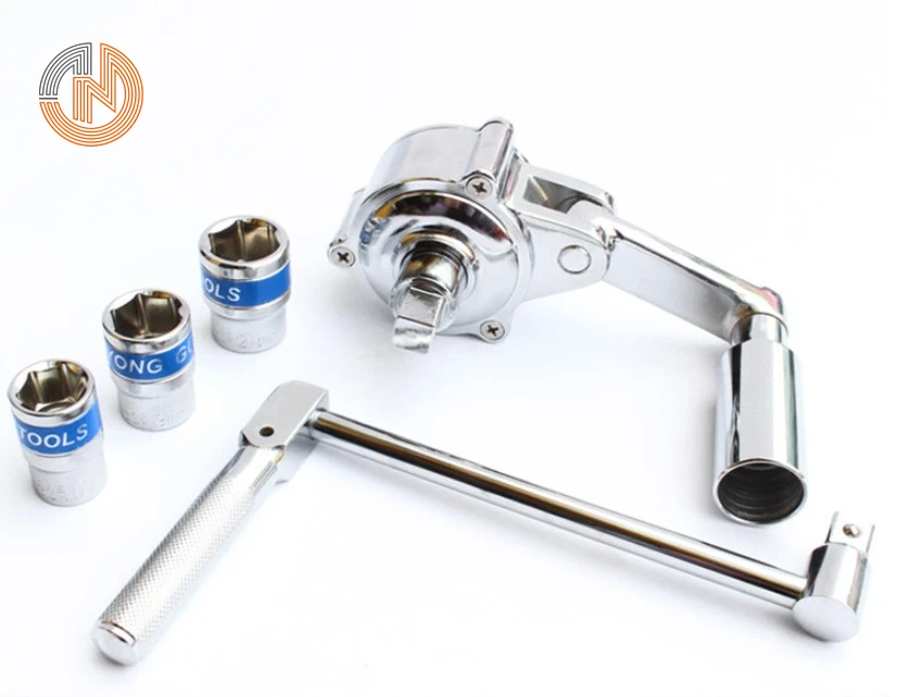 Winding vanadium steel Car repair off-road vehicle labor-saving wrench increase tire unloader nut remover vehicle tool