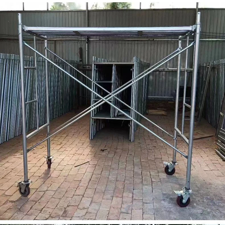 XuYang Portable galvanized  door frame Ringlock  scaffold construction scaffolding mobile platform