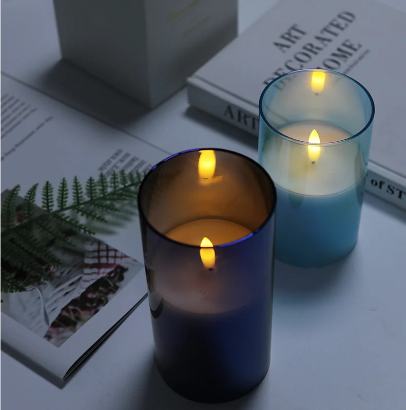 Creative decoration supplies high-end LED electronic candle light birthday surprise candle