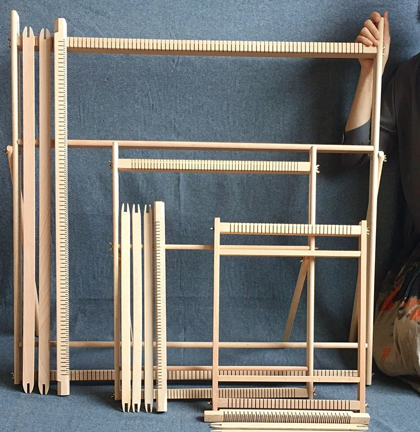 
Handmade Craft Weaving Kit Crochet Knitting Tool Wooden Tool DIY Hobby Craft Weaving Loom Kit 