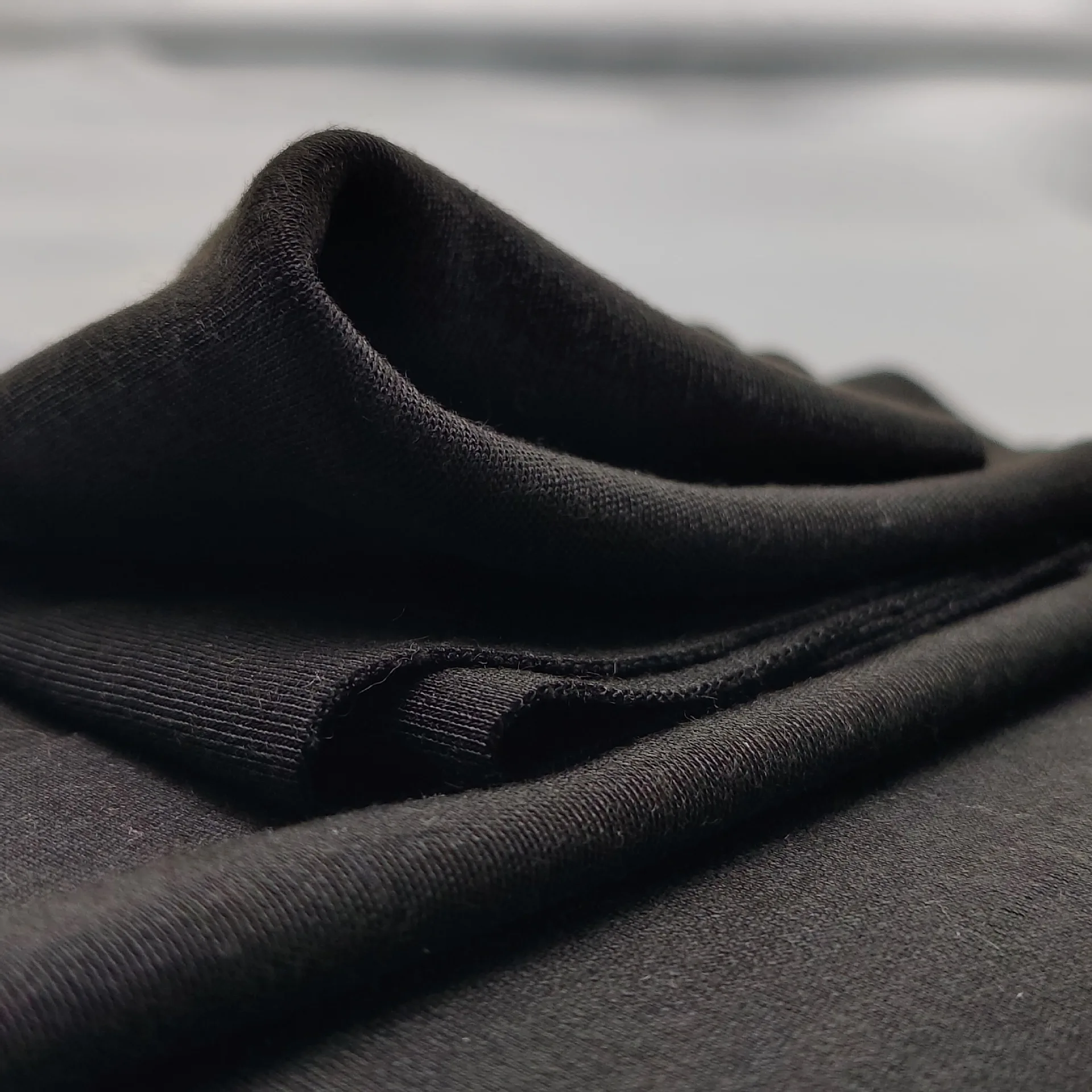 280gsm Black Flame Retardant Nomex Fabric FR Viscose Rear-Dyed Meta Aramid Fireproof Aramid/Viscose Woven Firefighters Garments