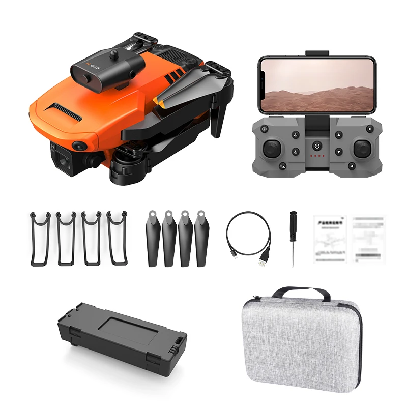 Flyxinsim K6 Drohn With Camera 4K 5G Wifi FPV Foldable Metal UAV Aerial Photography Drone RC Quadcopter Mini Dron Cameras Droes